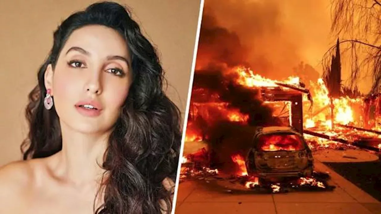 ‘It was scary:’ Nora Fatehi's quick evacuation from Los Angeles hotel amid wildfires