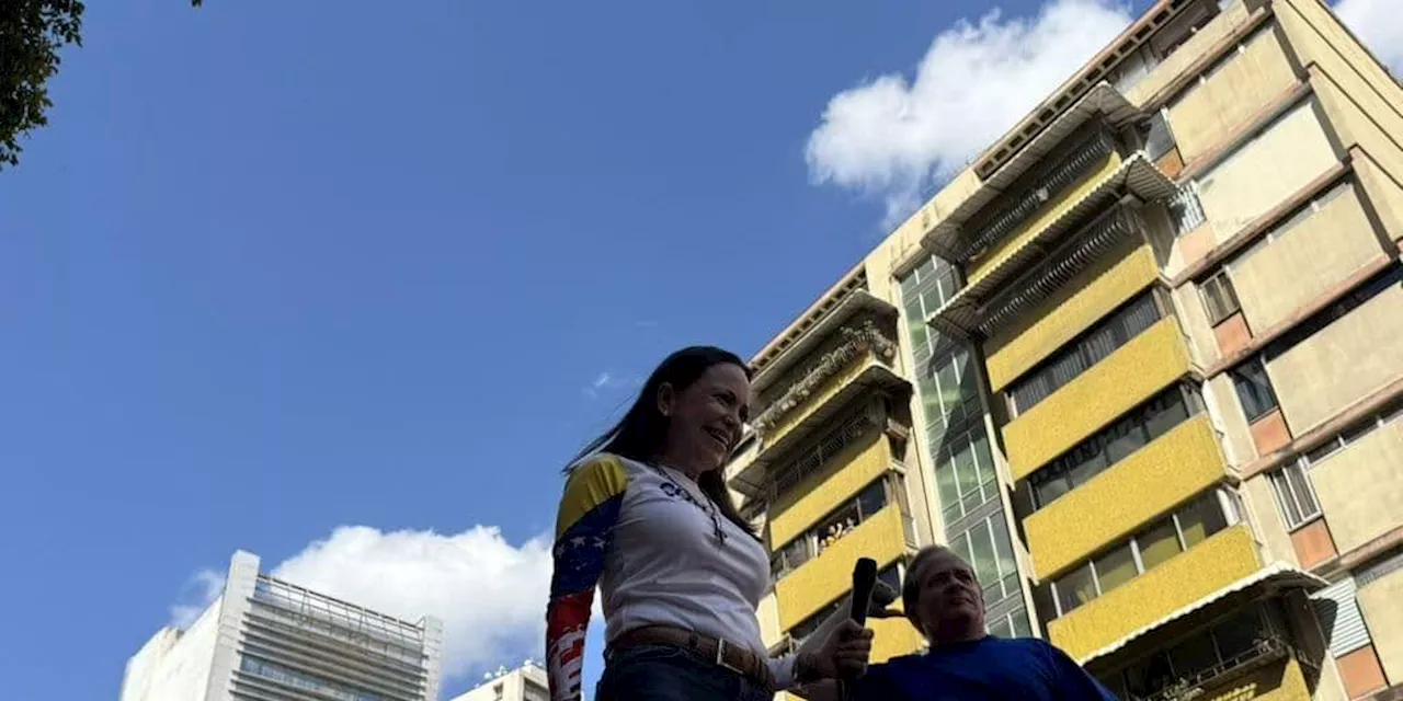 María Corina Machado reaparece en Caracas y desafía a Maduro: «No tenemos miedo»