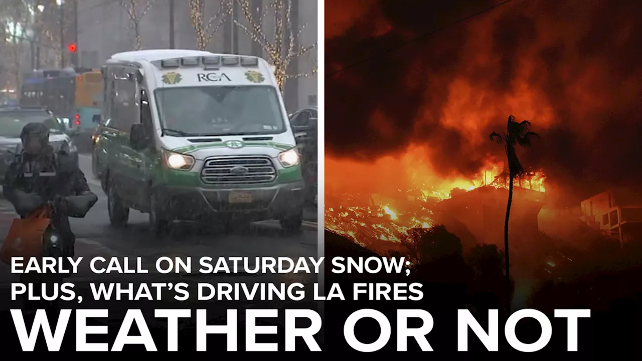 Can We Expect Snow This Weekend Amid SoCal Wildfires?