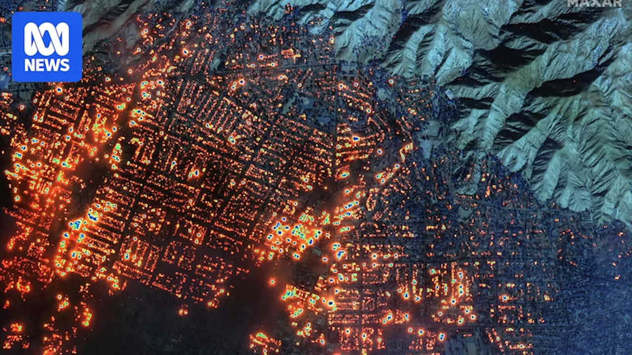 Before-and-after images of Los Angeles fires expose their devastating scale