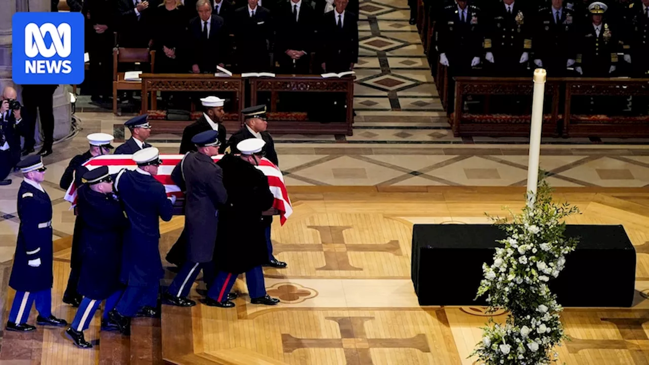 Former US president Jimmy Carter farewelled at state funeral