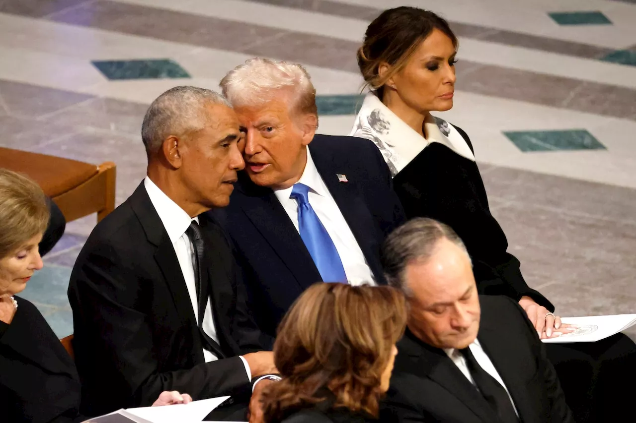 Former Presidents Pay Respects at Jimmy Carter's Funeral