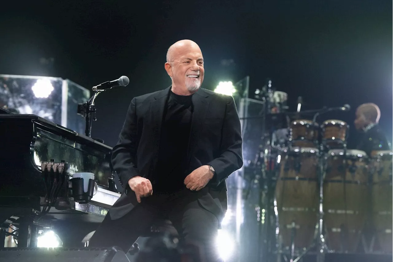 The 'Piano Man' and the Face: Billy Joel and Rod Stewart join forces for 'One Night, One Stage' at Yankee Stadium