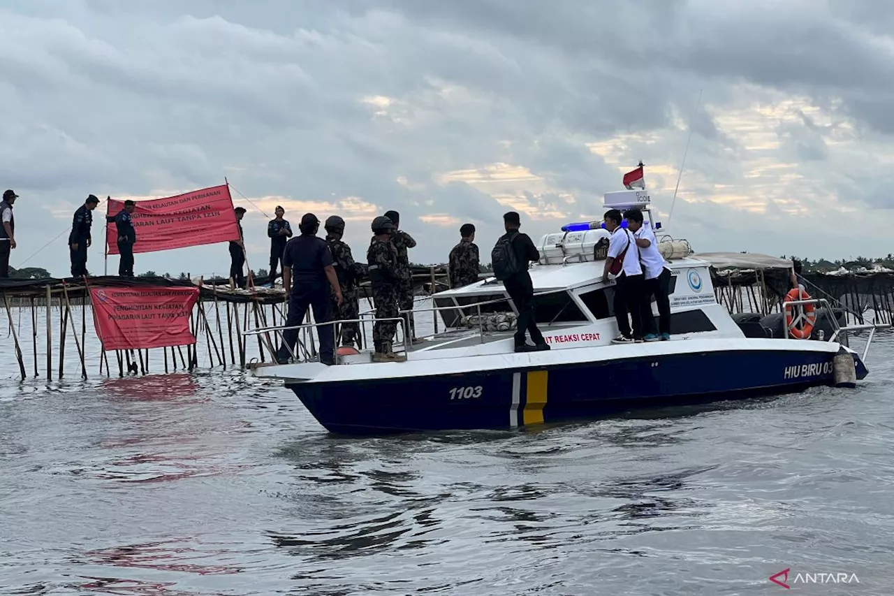 KKP Beraksi, Cabut Pemagaran Laut Tanpa Izin di Tangerang