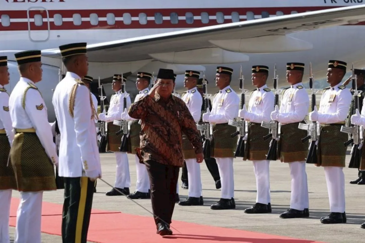 Presiden Indonesia Prabowo Subianto Lakukan Kunjungan Pribadi ke Malaysia