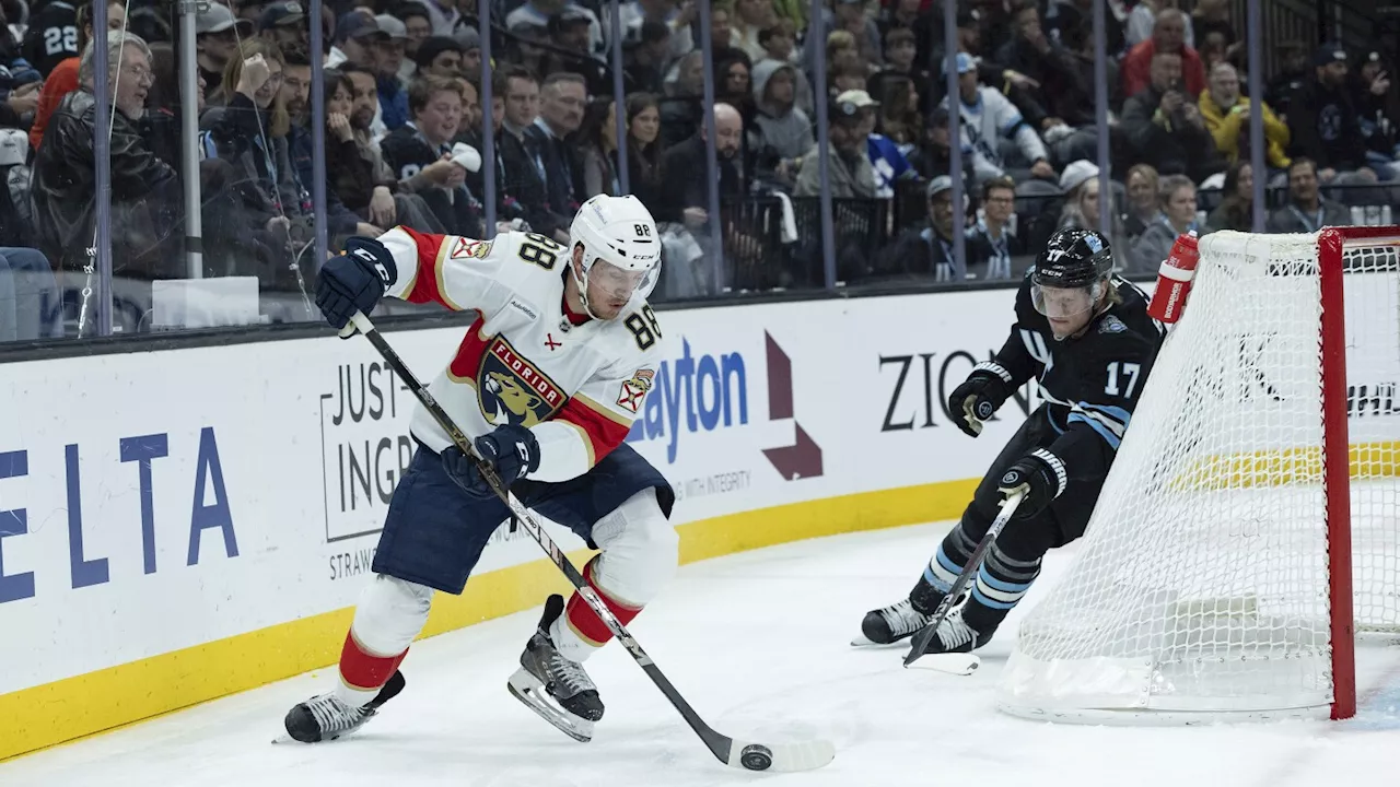 Boqvist nets 2 in 3rd period as Panthers beat Utah 4-1