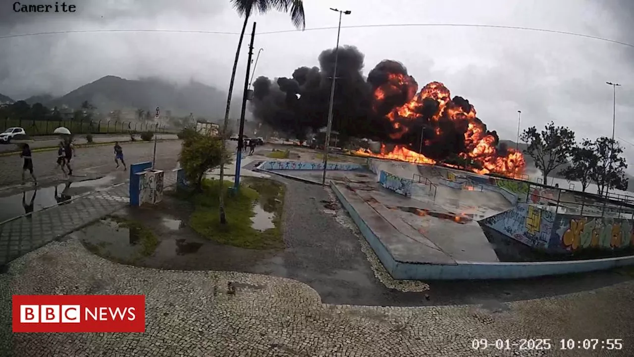 Jatinho Cai em Ubatuba, Matando Piloto e Ferindo Várias Pessoas