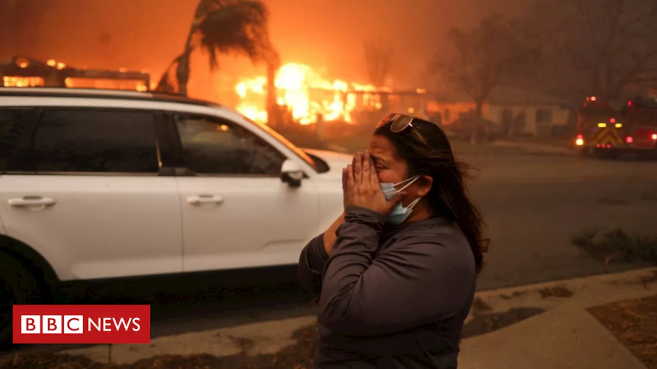 Ventos de Santa Ana Acendem Incêndios na Califórnia