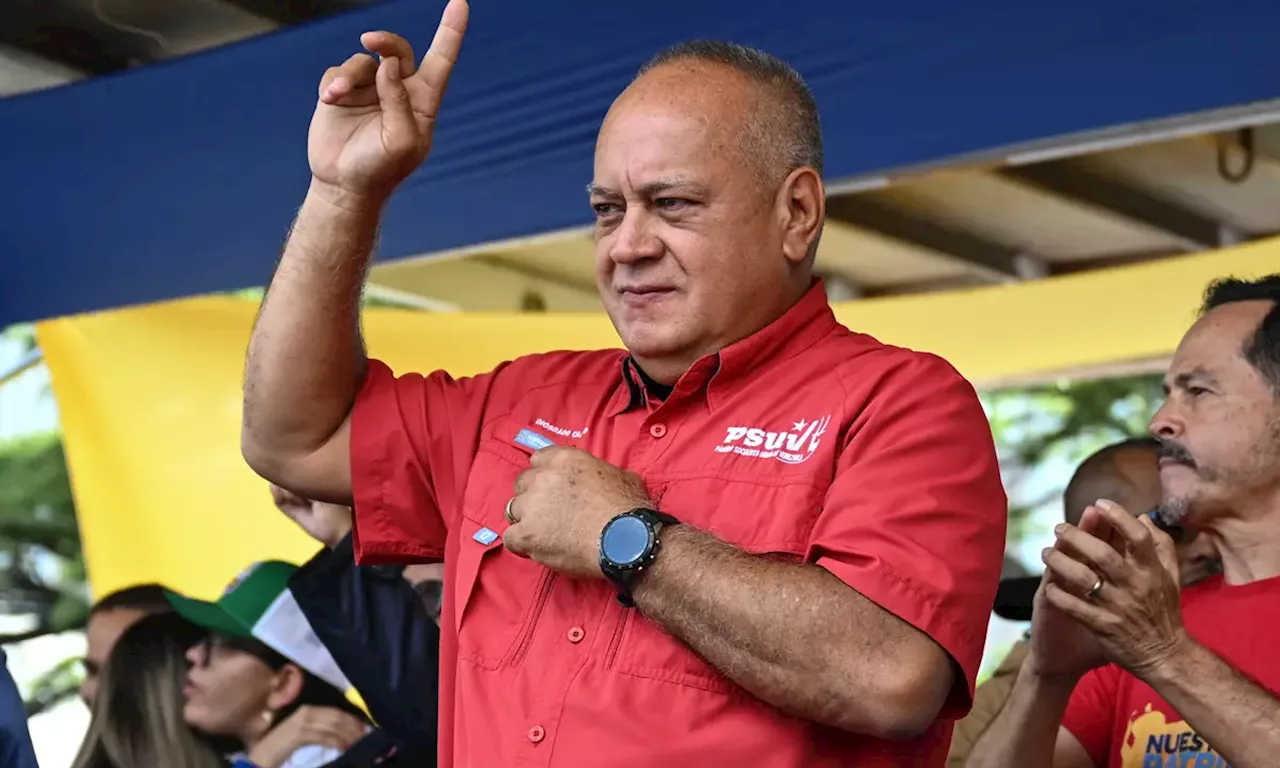 'Un invento, una mentira': Diosdado Cabello niega detención temporal de Machado