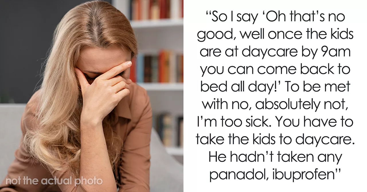 Husband Pretends To Be Sick To Avoid Kids, Wife Considers Divorce