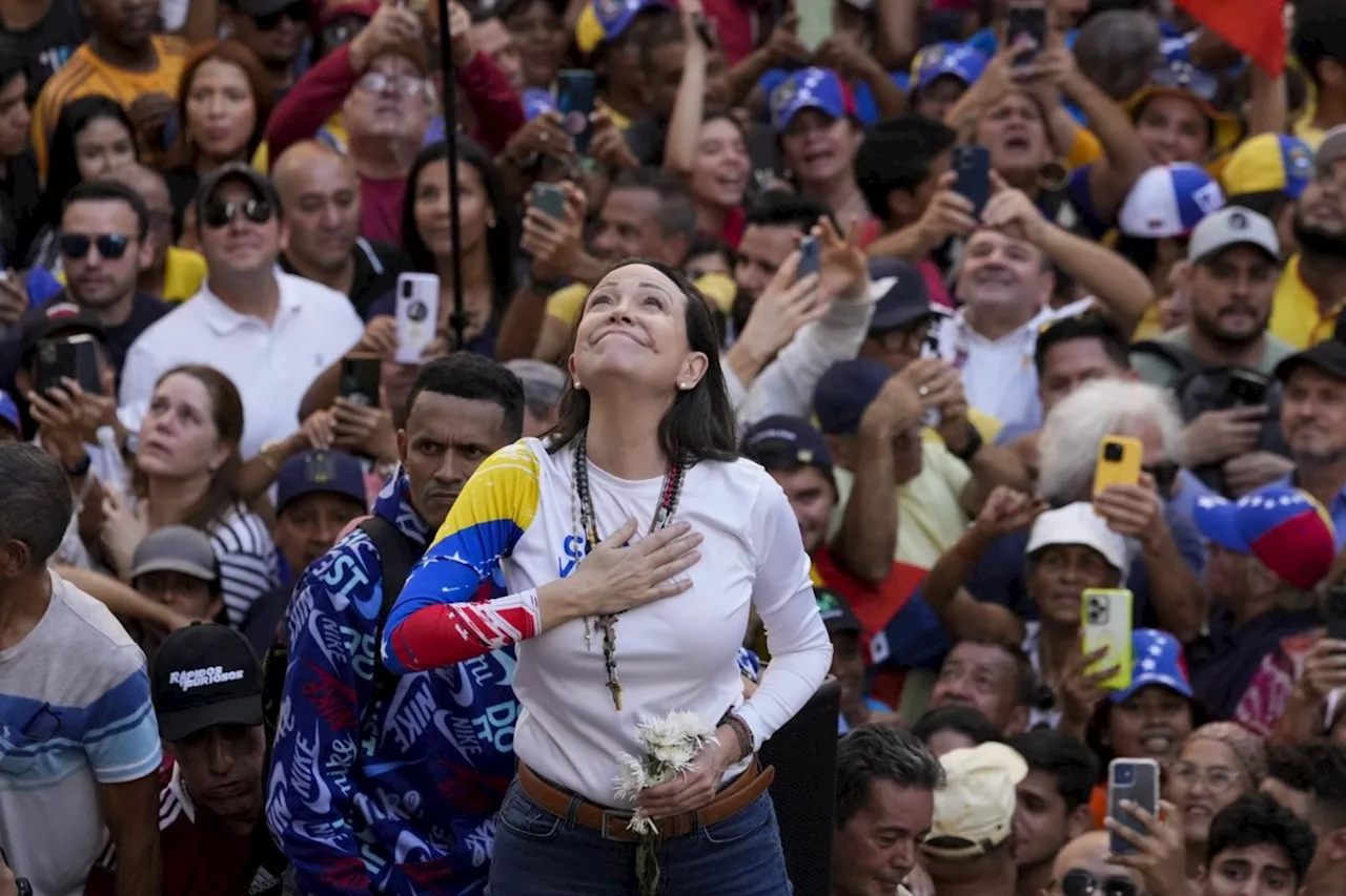 Venezuela Opposition Leader Machado Detained, Then Released in Bizarre Twist