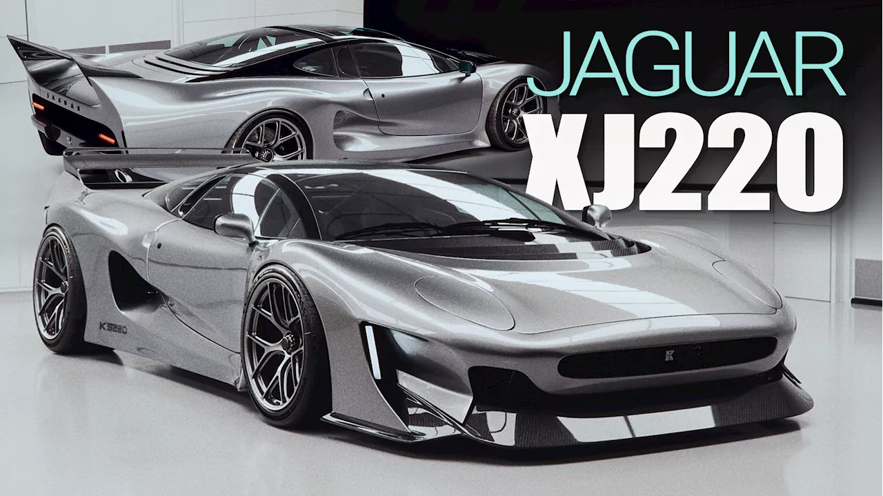 Khyzyl Saleem Gives the Classic Jaguar XJ220 a Modern Widebody Makeover