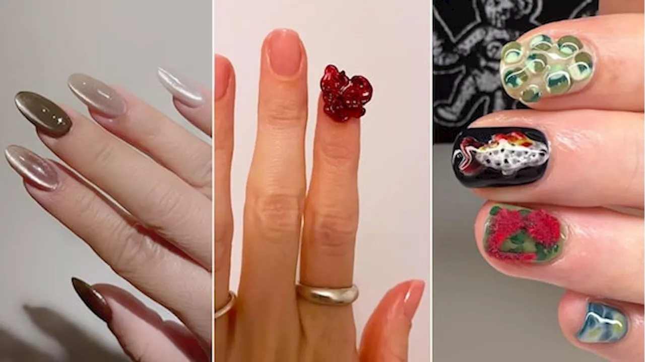 Nail Art Trends 2025: From Glassy Manis to Grotesque Designs