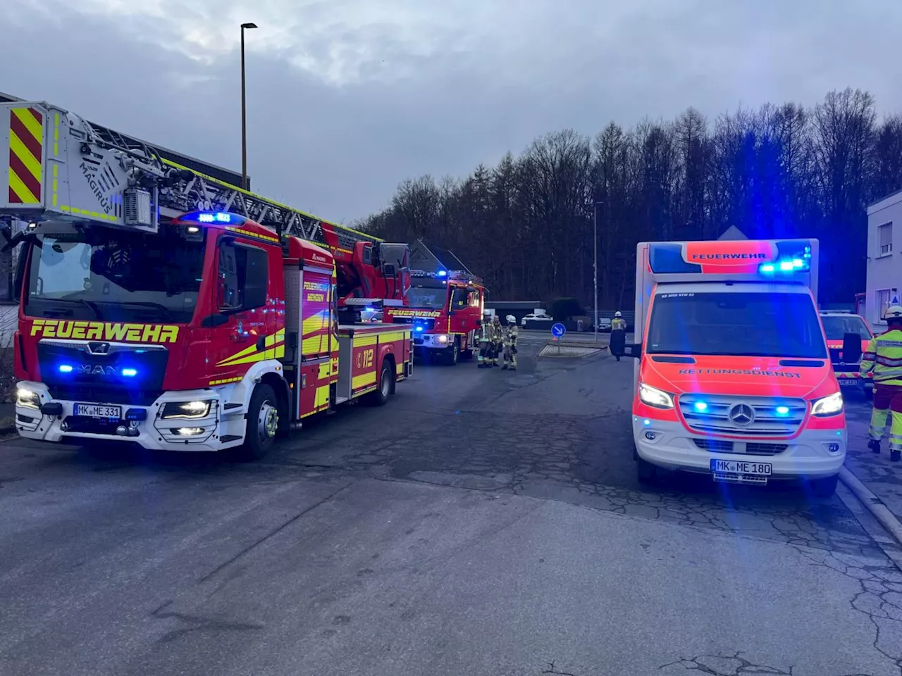 Verstorbene Person nach Brand in Werkstatt