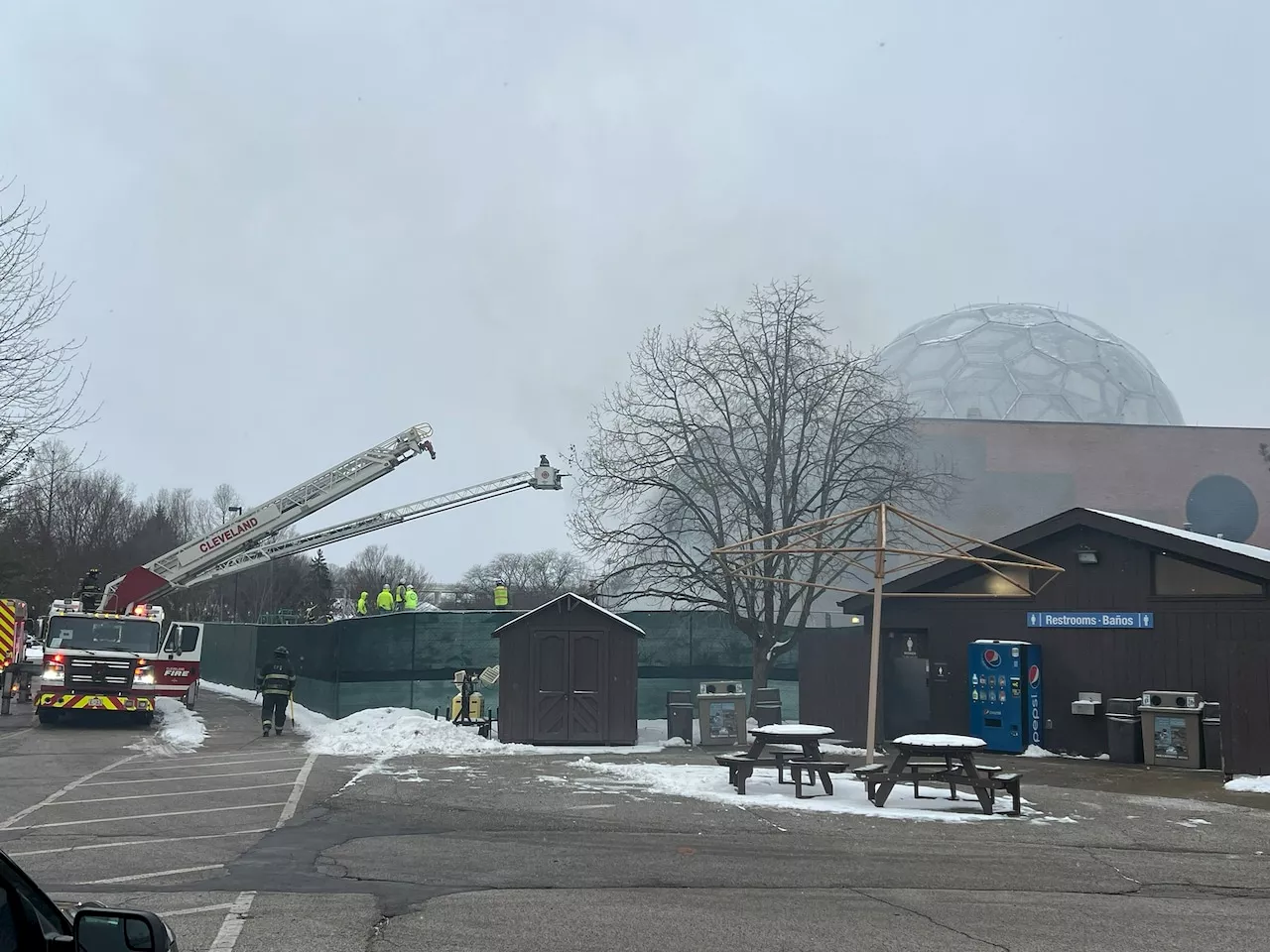 Zoo Fire Caused by Cutting Tool Sparks