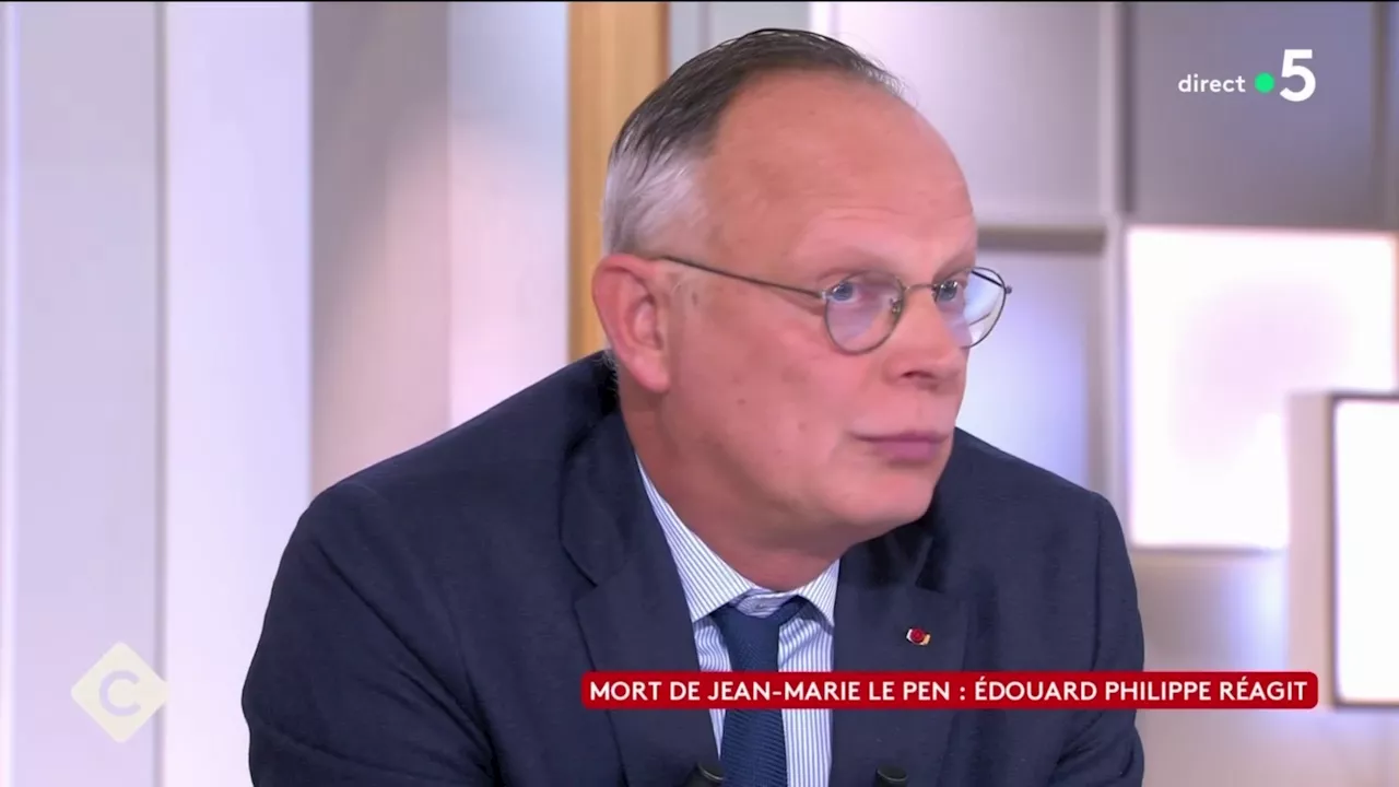 Edouard Philippe Réagit à la Mort de Jean-Marie Le Pen