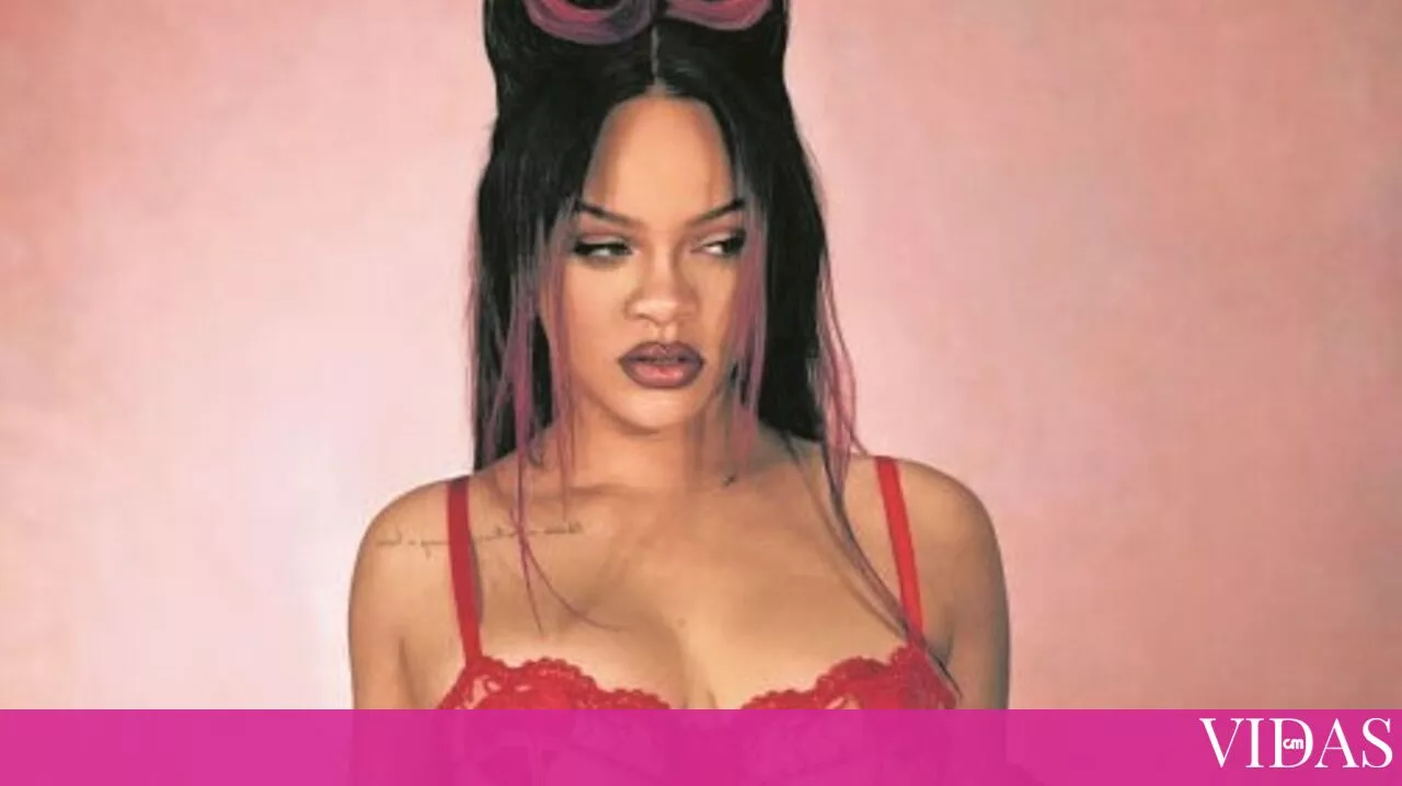 Cupido sensual: Rihanna em lingerie inspira corações com coleção para o Dia dos Namorados