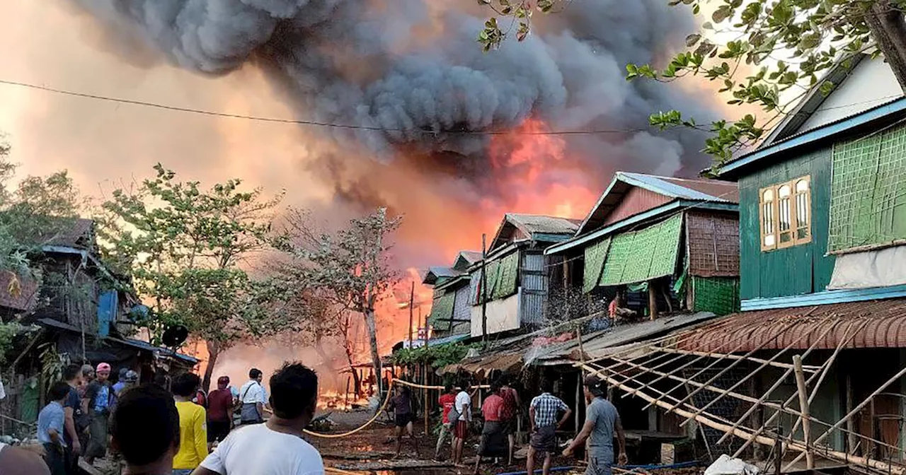 Myanmar Army Airstrike Kills Dozens in Village Held by Ethnic Armed Group