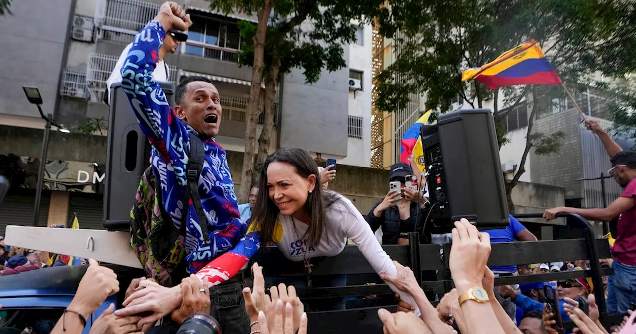 Venezuelas opposisjonsleder Maria Corina Machado skal være satt fri