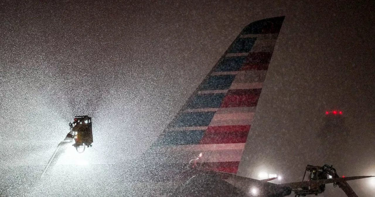 Winter storm cancels 1,400 flights at DFW Airport, Dallas Love Field