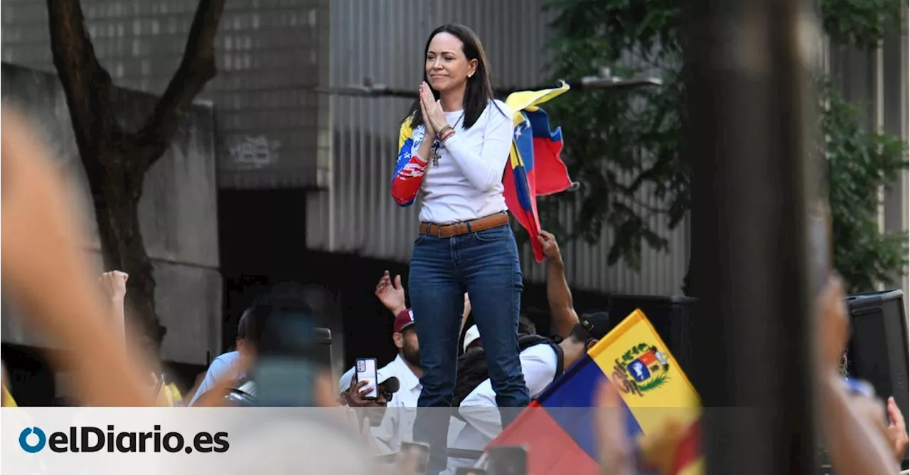 El partido de María Corina Machado denuncia que ha sido detenida tras reaparecer en Caracas