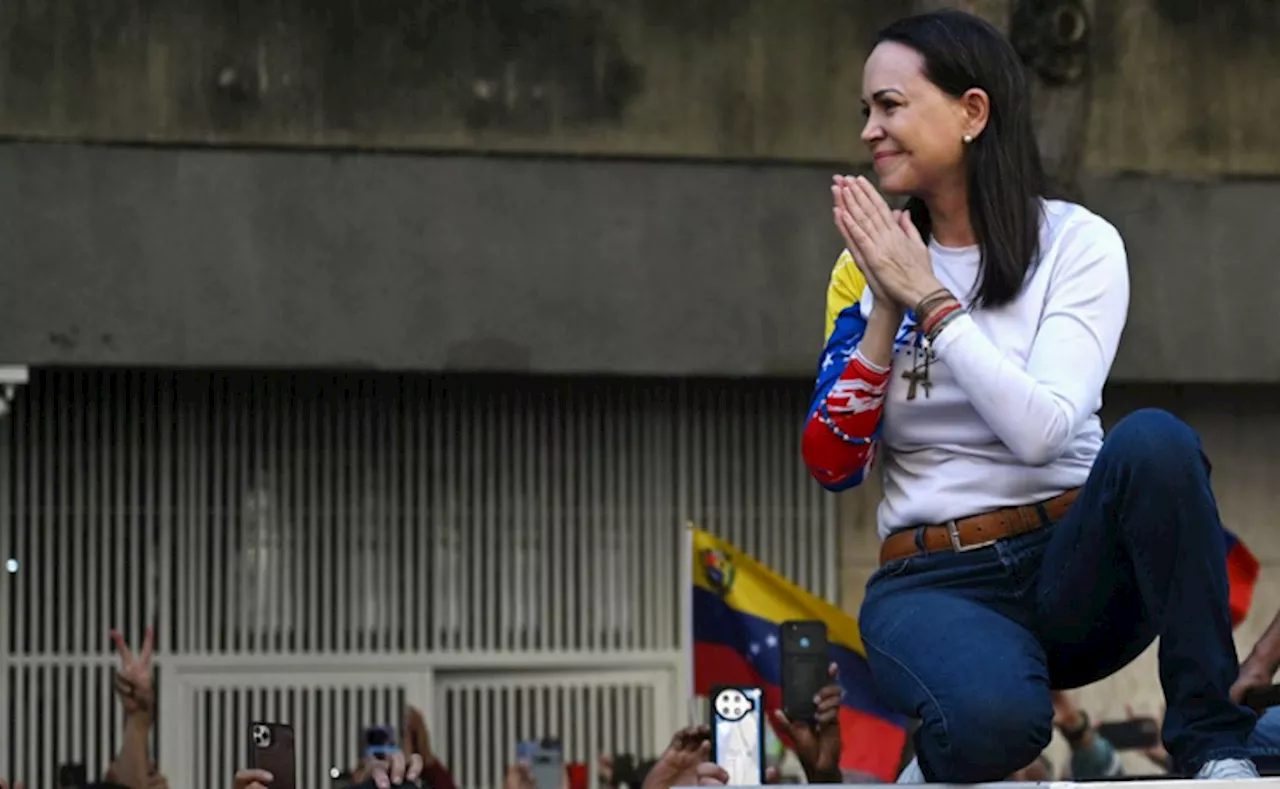 Líder opositora venezolana María Corina Machado detenida y liberada