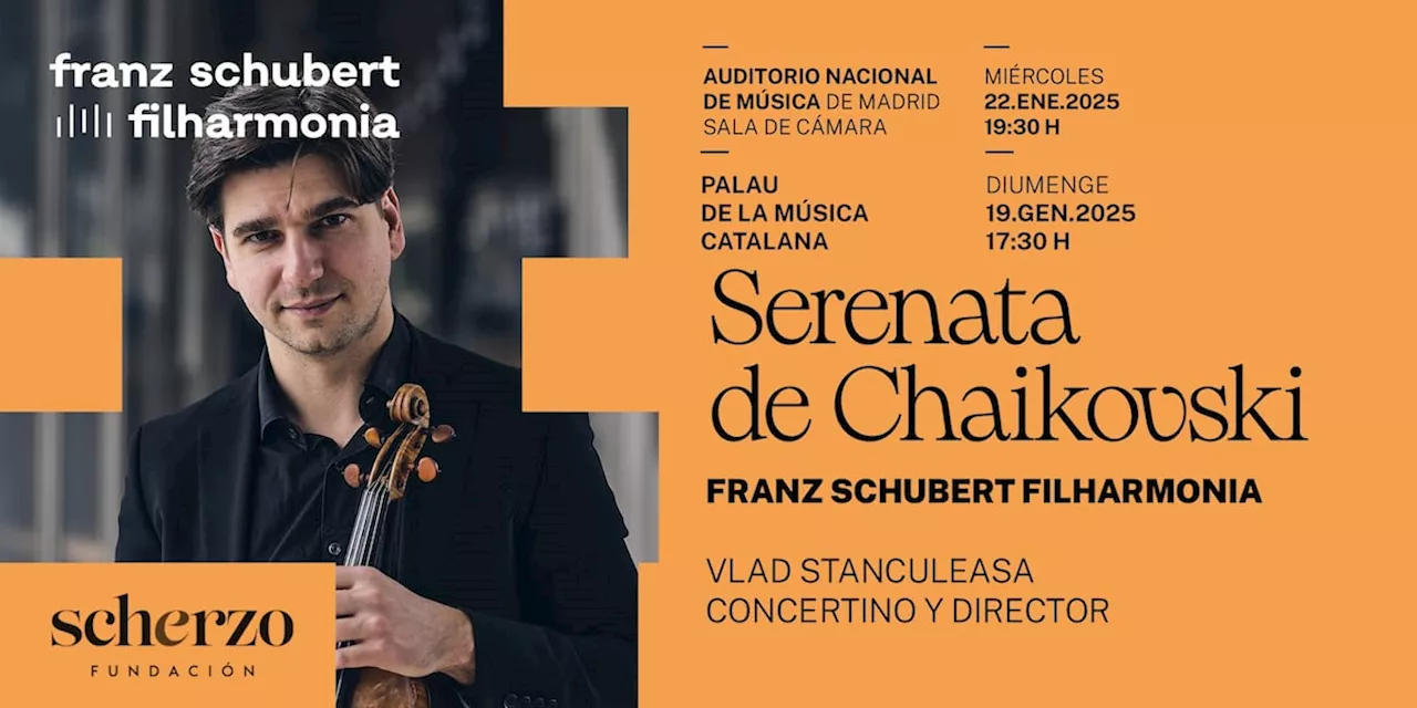 La Franz Schubert Filharmonia, con Vlad Stanculeasa, ofrece conciertos en Madrid y Barcelona
