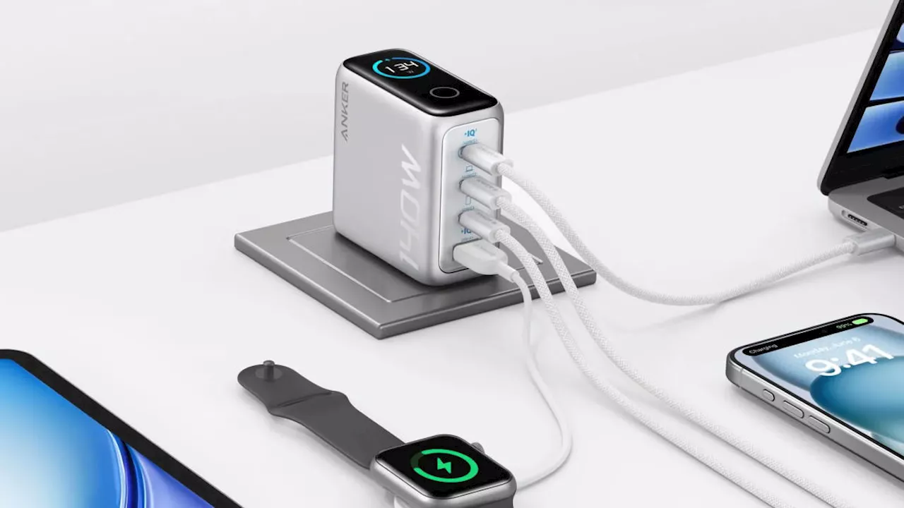 Anker Chargers With Displays and Built-In Cables Are on Sale