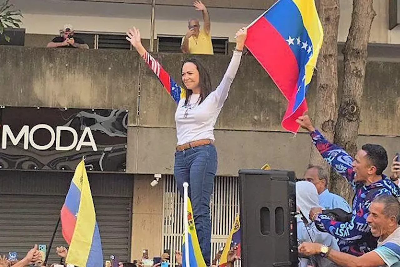 Liberan a María Corina Machado tras su detención en Caracas