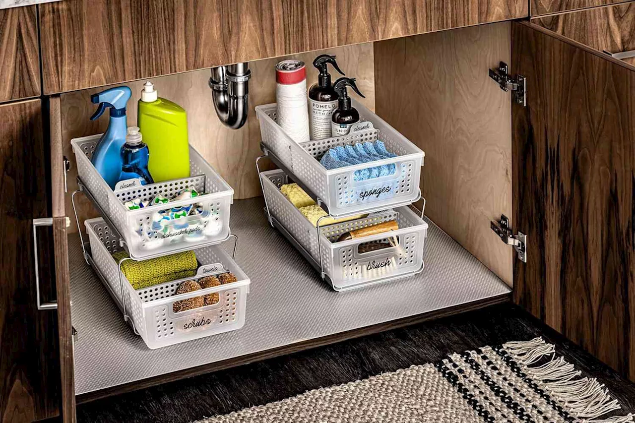 Organize Your Under-Sink Area with These Top-Rated Organizers