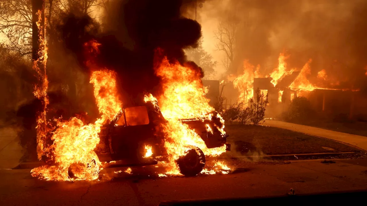 Wildfires Rage Across Los Angeles, Displacing Thousands