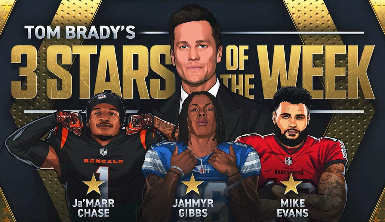 Tom Brady's 3 Stars of Week 18, including Lions' Jahmyr Gibbs