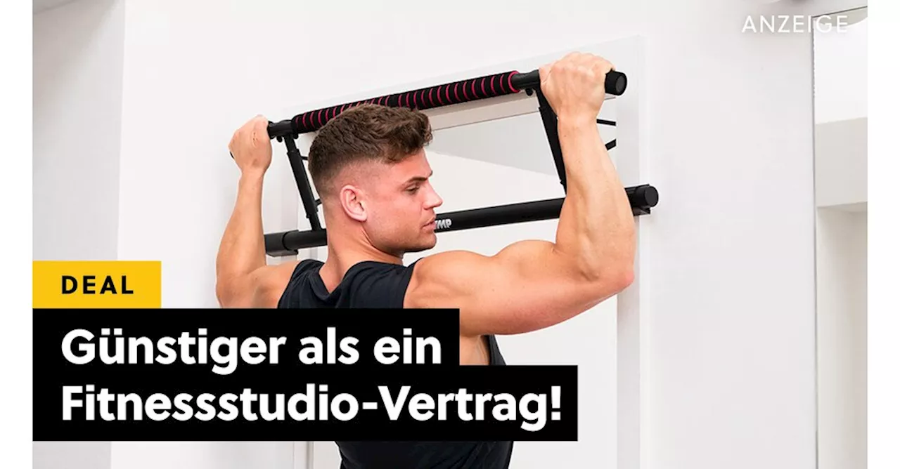 Fitness ohne Fitnessstudio: Klimmzugstange für unter 50 Euro