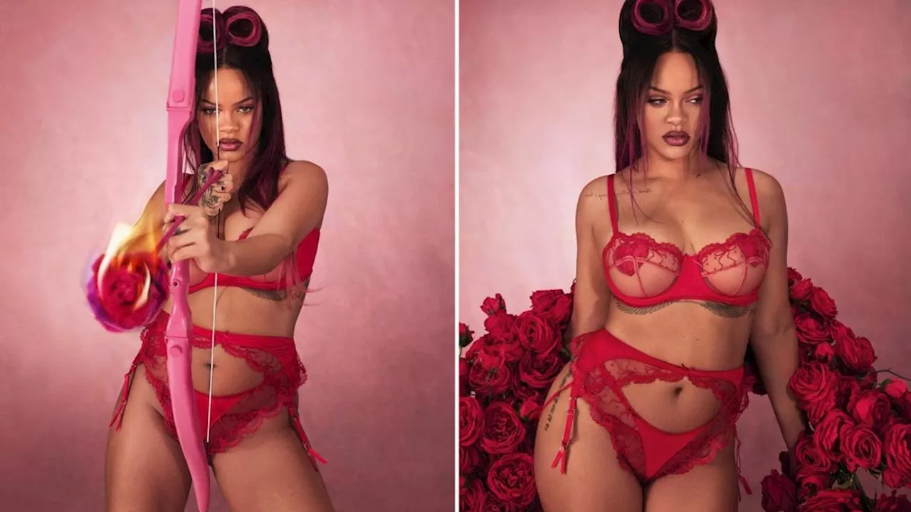 Rihanna lancia la sua nuova collezione di lingerie per San Valentino