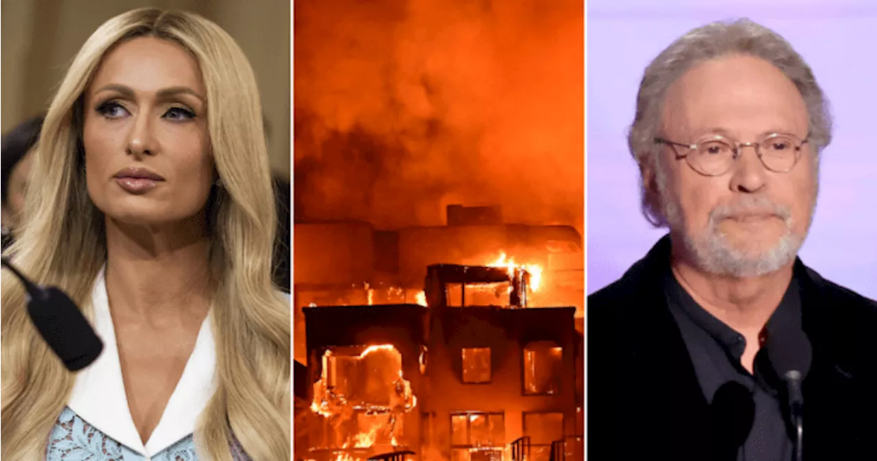 Paris Hilton, Billy Crystal among celebrities who lost homes in L.A. wildfires