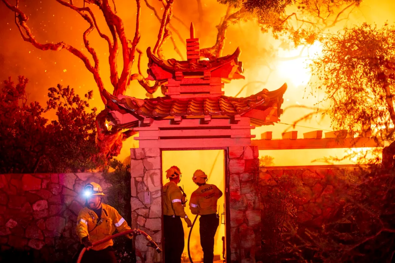 L.A. fires reach Hollywood, killing five and destroying celebrity homes