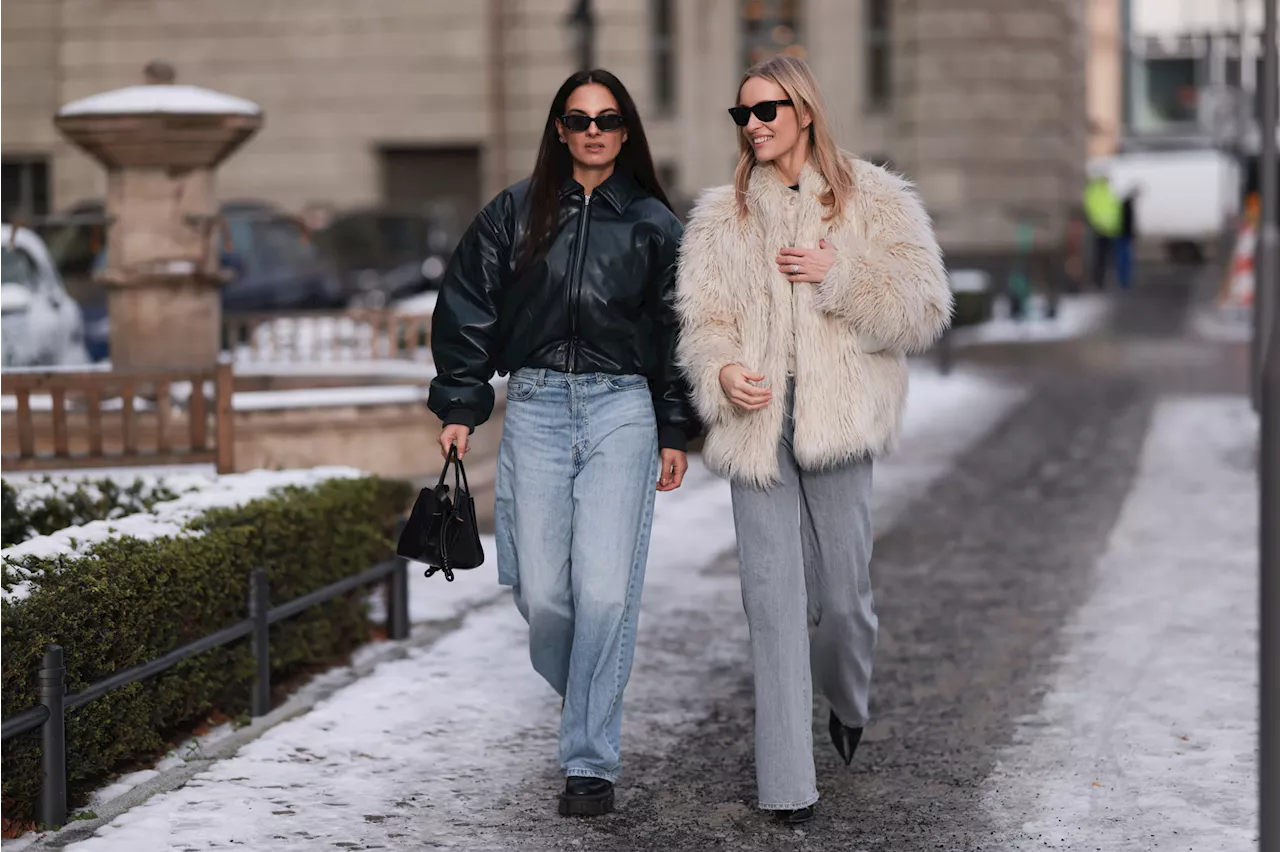 Drei Profi-Looks für Wide Leg Jeans im Winter