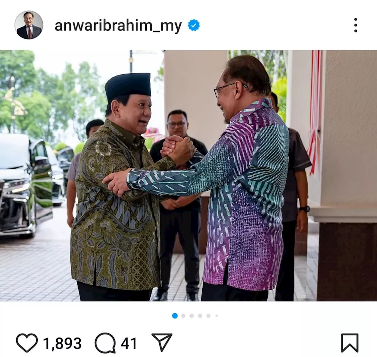 Presiden Prabowo Tiba di Malaysia untuk Bertemu PM Anwar Ibrahim