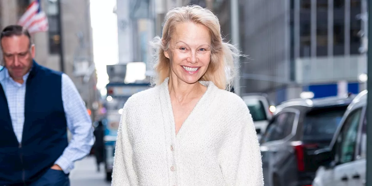 Pamela Anderson's Minimalist Chic Defines Her 'The Last Showgirl' Press Tour