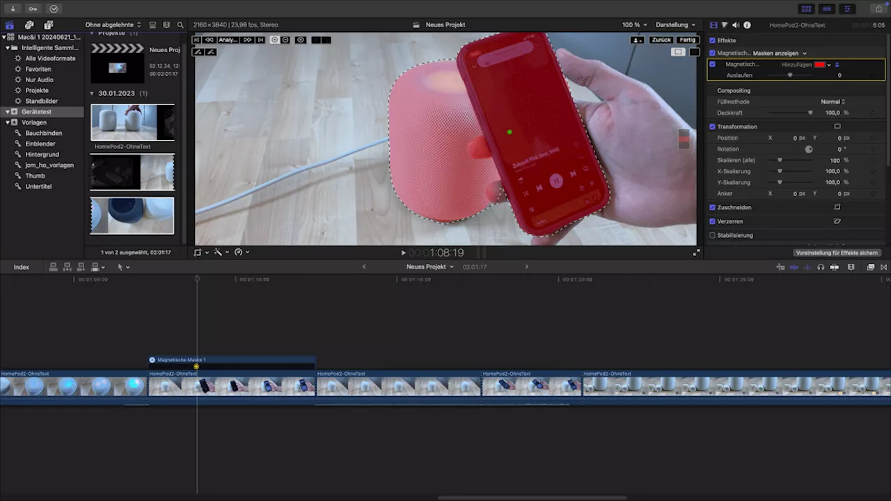 Mehr KI beim Schnitt: Final Cut Pro 11 für macOS im Test