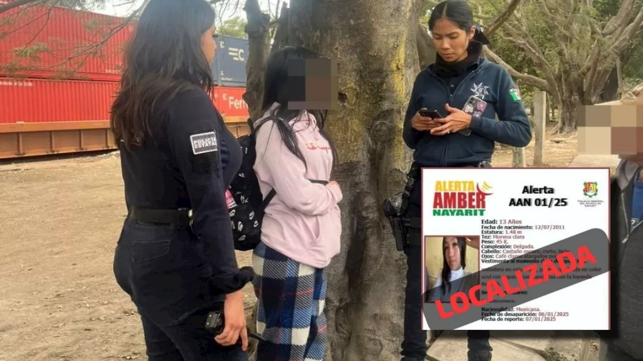 Encuentran a menor de 13 años reportada como desaparecida en Tepic