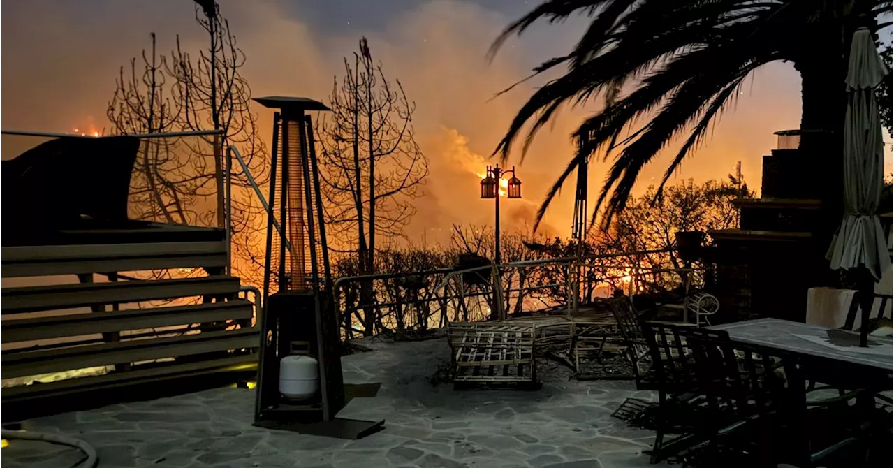 Neighbors Fight California Wildfire with Pools and Pumps