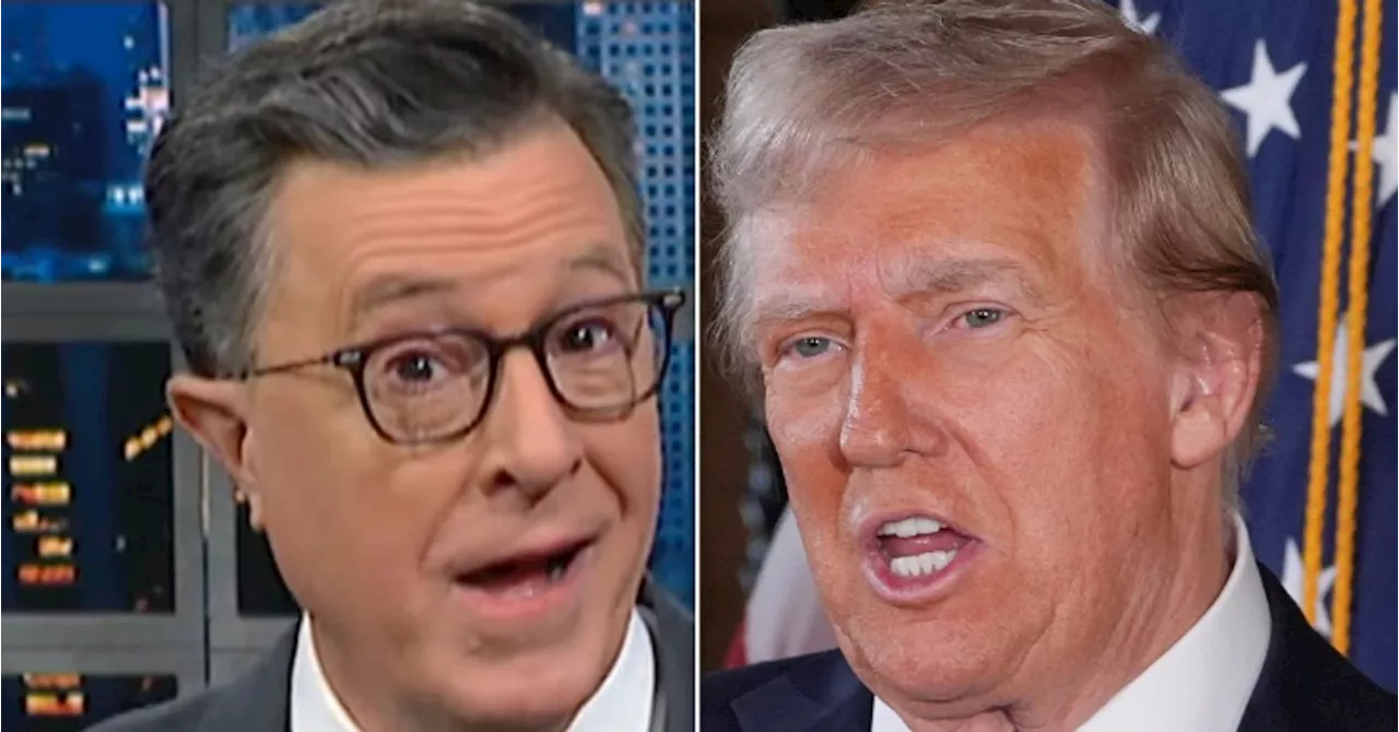 Stephen Colbert Spots How Trump Cranked 'Up The Crazy' With An 'Unexpected New Theory'