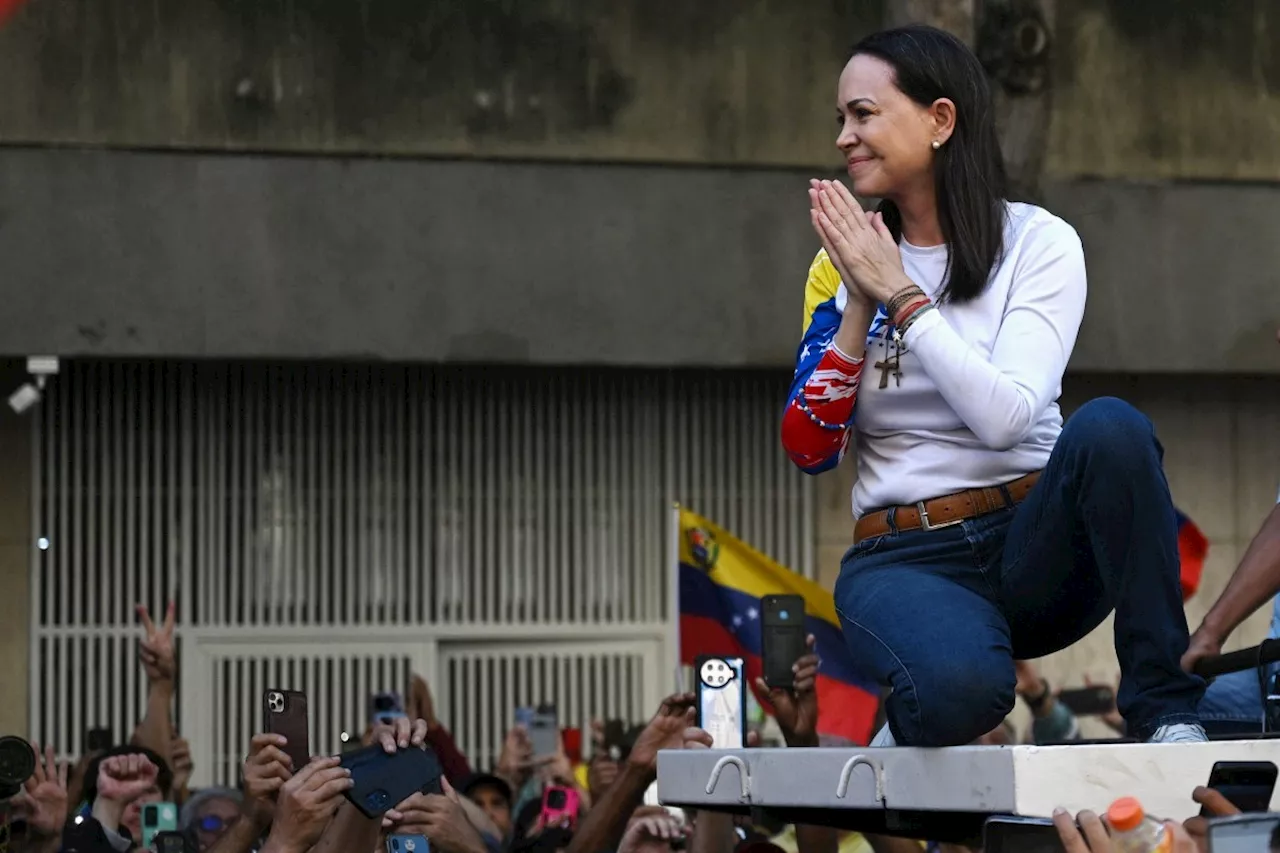 Líder Opositora Venezuelana, María Corina Machado, é Presa Após Protesto