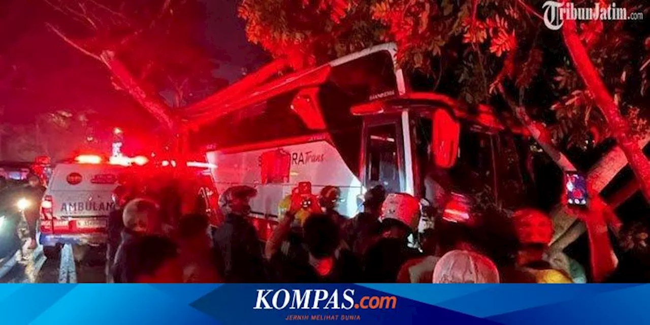  Kecelakaan Bus Pariwisata di Kota Batu, Empat Orang Meninggal