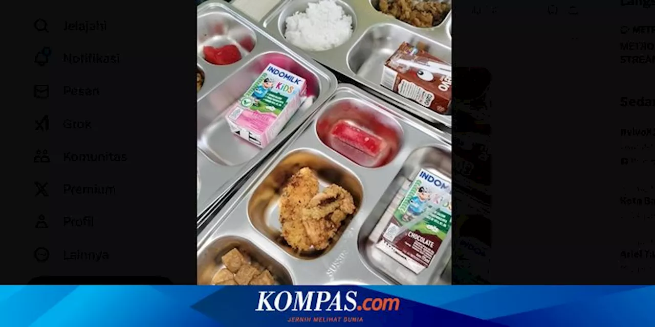 Warganet Keluhkan Makan Bergizi Gratis Tak Penuhi Standar Gizi, Ini Kata BGN dan Ahli Gizi