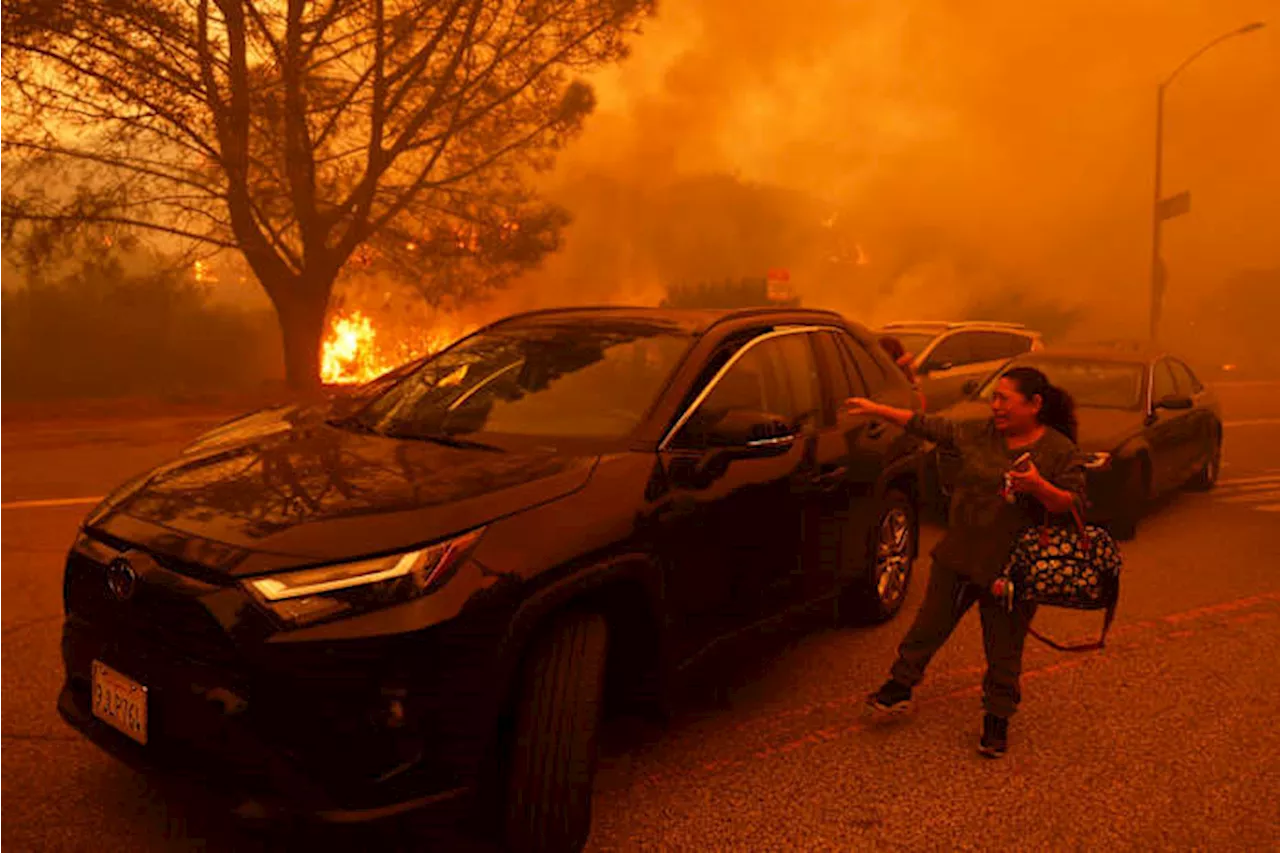 Harrowing escapes from Los Angeles wildfires were made by foot, by car or by the grace of strangers