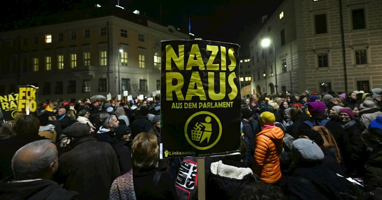 Protest gegen FPÖ-ÖVP Verhandlungen - Rückblick auf die Proteste gegen die schwarz-blaue Koalition 2000