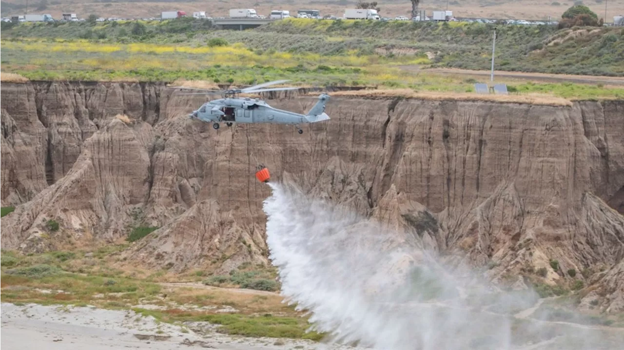 Navy Helicopters to Aid California Wildfire Efforts