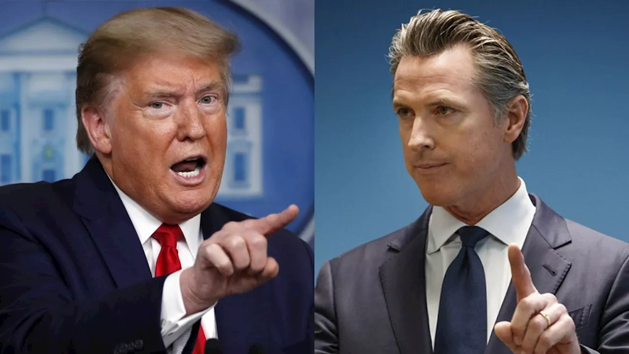 Trump Blames Newsom for California Wildfires, Citing Water Policies